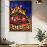 Dublin Temple Bar Travel Print - Vacation Art Boutique