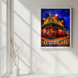 Dublin Temple Bar Travel Print - Vacation Art Boutique