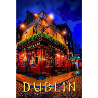 Dublin Temple Bar Wall Art - Vacation Art Boutique