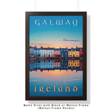 Galway Colorful Houses Travel Print - Vacation Art Boutique