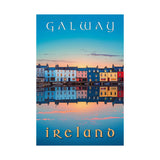 Galway Colorful Houses Travel Print - Vacation Art Boutique