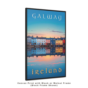 Galway Colorful Houses Travel Print - Vacation Art Boutique