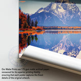 Grand Tetons National Park Jackson Lake Travel Print - Vacation Art Boutique