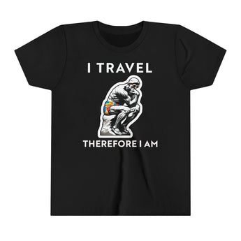 I Travel Therefore I Am Unisex Tee - Vacation Art Boutique