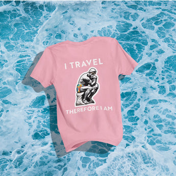 I Travel Therefore I Am Unisex Tee - Vacation Art Boutique