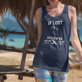 If Lost Return to Madeira Unisex Jersey Tank - Vacation Art Boutique