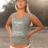 If Lost Return to Madeira Unisex Jersey Tank - Vacation Art Boutique