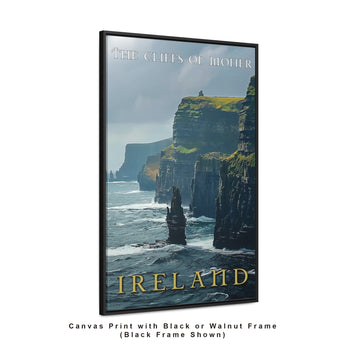 Ireland Cliffs of Moher Travel Print - Vacation Art Boutique