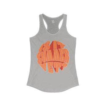 Is It Summer Yet Women's Racerback Tank - Vacation Art Boutique