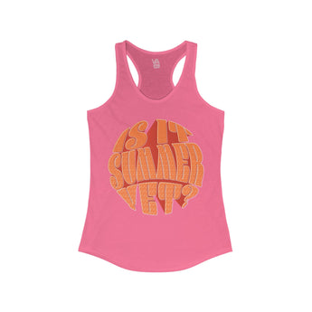 Is It Summer Yet Women's Racerback Tank - Vacation Art Boutique