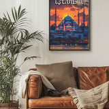 Istanbul Süleymaniye Mosque Travel Print - Vacation Art Boutique