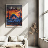 Istanbul Süleymaniye Mosque Travel Print - Vacation Art Boutique