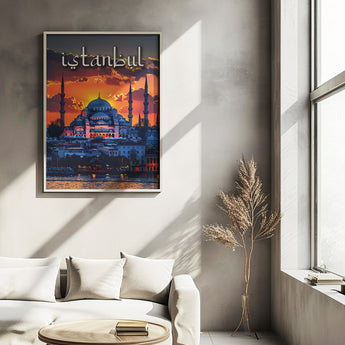 Istanbul Süleymaniye Mosque Travel Print - Vacation Art Boutique