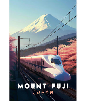 Japan Mount Fuji Travel Print - Vacation Art Boutique