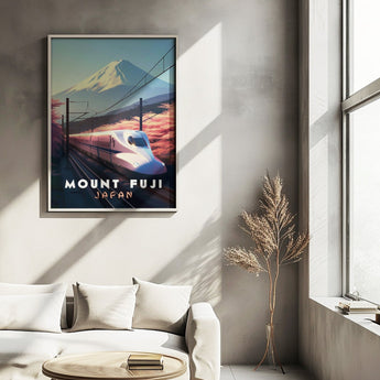 Japan Mount Fuji Travel Print - Vacation Art Boutique