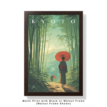 Kyoto Bamboo Grove Travel Print - Vacation Art Boutique