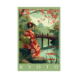 Kyoto Water Garden Travel Print - Vacation Art Boutique