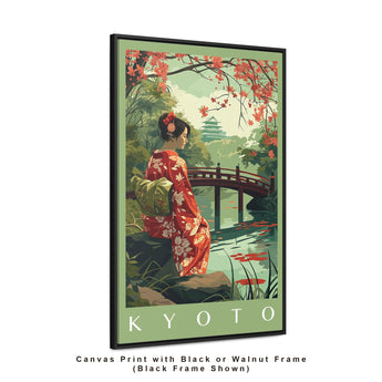 Kyoto Water Garden Travel Print - Vacation Art Boutique