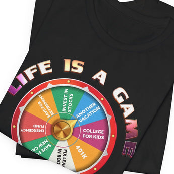 Life Is A Game Unisex Tee - Vacation Art Boutique