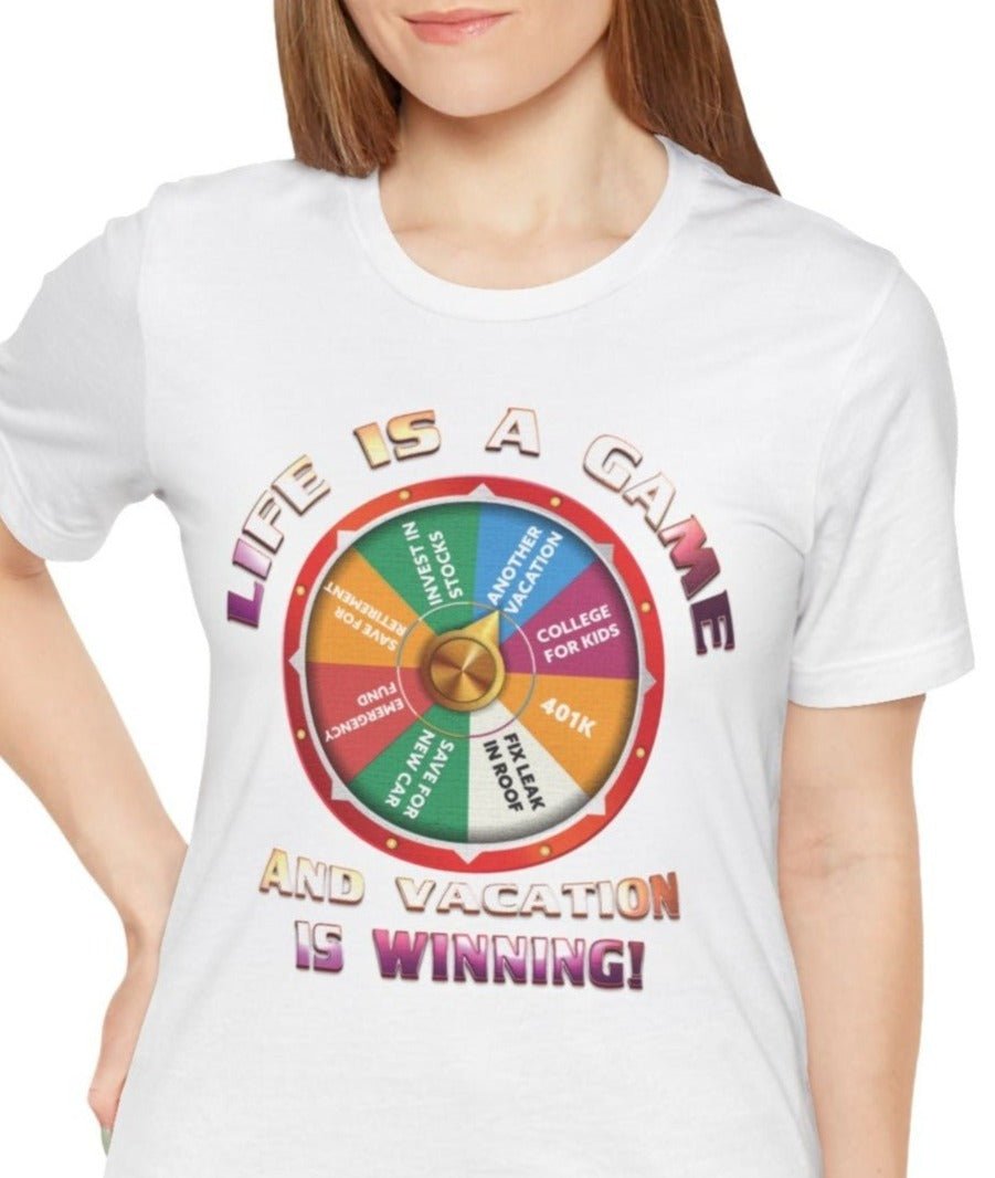 Life Is A Game Unisex Tee - Vacation Art Boutique