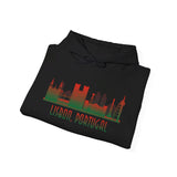 Lisbon Silhouette Skyline Unisex Hoodie - Vacation Art Boutique