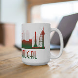 Lisbon Skyline Coffee Mug - Vacation Art Boutique