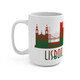 Lisbon Skyline Coffee Mug - Vacation Art Boutique