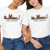 Lisbon Skyline Unisex Tee - Vacation Art Boutique