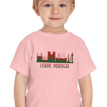 Lisbon Skyline Unisex Tee - Vacation Art Boutique