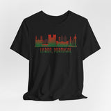 Lisbon Skyline Unisex Tee - Vacation Art Boutique