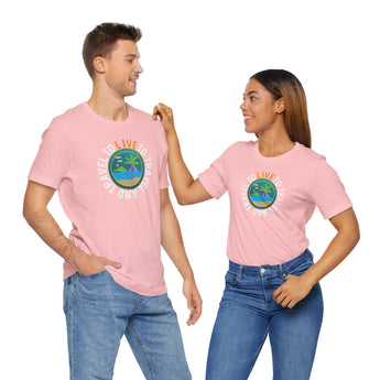 Live To Travel Unisex Tee - Vacation Art Boutique