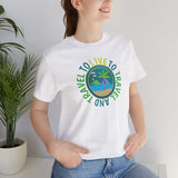 Live To Travel Unisex Tee - Vacation Art Boutique