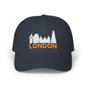 London Silhouette Skyline Dad Cap - Vacation Art Boutique