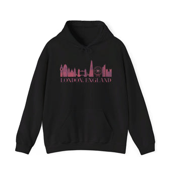 London Silhouette Skyline Unisex Hoodie - Vacation Art Boutique