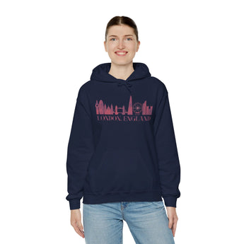 London Silhouette Skyline Unisex Hoodie - Vacation Art Boutique