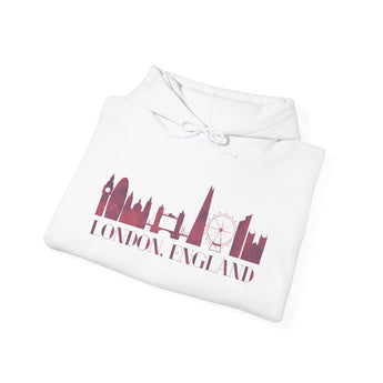 London Silhouette Skyline Unisex Hoodie - Vacation Art Boutique