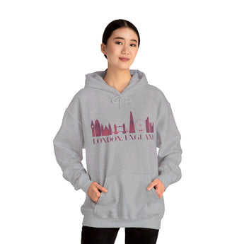 London Silhouette Skyline Unisex Hoodie - Vacation Art Boutique