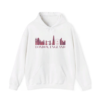 London Silhouette Skyline Unisex Hoodie - Vacation Art Boutique