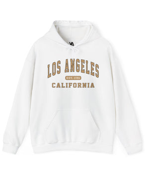 Los Angeles California Athletic Travel Hoodie - Vacation Art Boutique