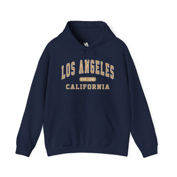 Los Angeles California Athletic Travel Hoodie - Vacation Art Boutique