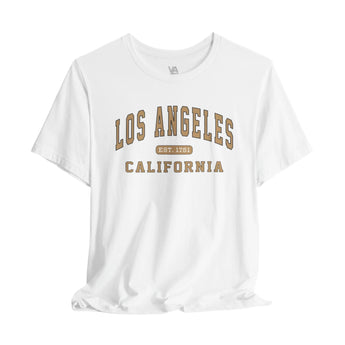 Los Angeles California Athletic Vacation T-Shirt - Vacation Art Boutique