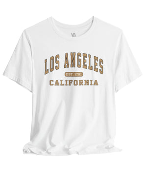 Los Angeles California Athletic Vacation T-Shirt - Vacation Art Boutique