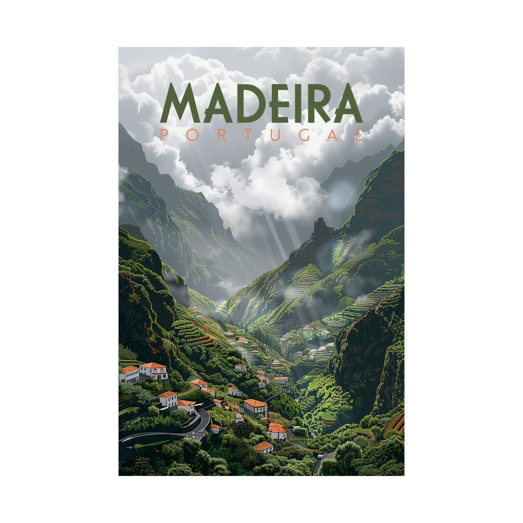 Madeira Travel Print - Vacation Art Boutique