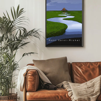 Mont Saint - Michel Travel Print - Vacation Art Boutique