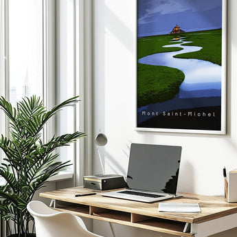 Mont Saint - Michel Travel Print - Vacation Art Boutique