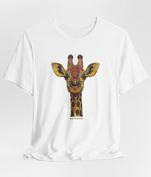 Multi - Color Giraffe Vacation Tee - Vacation Art Boutique