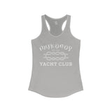 Mykonos Yacht Club Women's Racerback Tank - Vacation Art Boutique