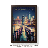 New York City Brooklyn Bridge Park Travel Print - Vacation Art Boutique