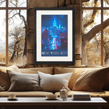 New York Empire State Building Travel Print - Vacation Art Boutique