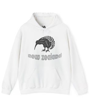 New Zealand Graphic Print Travel Hoodie - Vacation Art Boutique